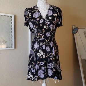 Reformation Mini Wrap Dress